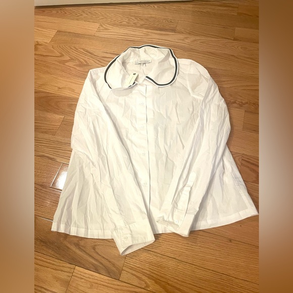 New With Tags* English Factory Collard Blouse by Anthropologie - Picture 6 of 10